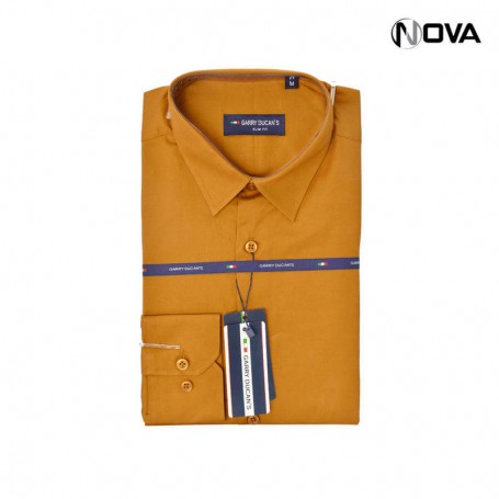 Chemise Unie Homme Manches Longues CHM724