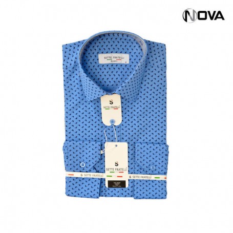 Chemise Motifs Homme Manches Longues CHM725