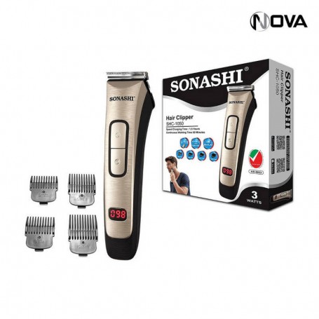 Tondeuse Rechargeable Sans Fil Cheveux Barbe Sonashi SHC1050