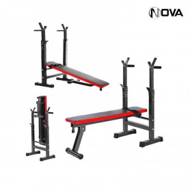 Banc Musculation Multifonction Abdominal Support Barre Haltere SPT351