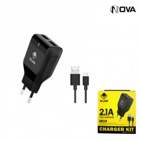 Villaon Chargeur Dual USB Smartphone Micro USB Charge Rapide E51D