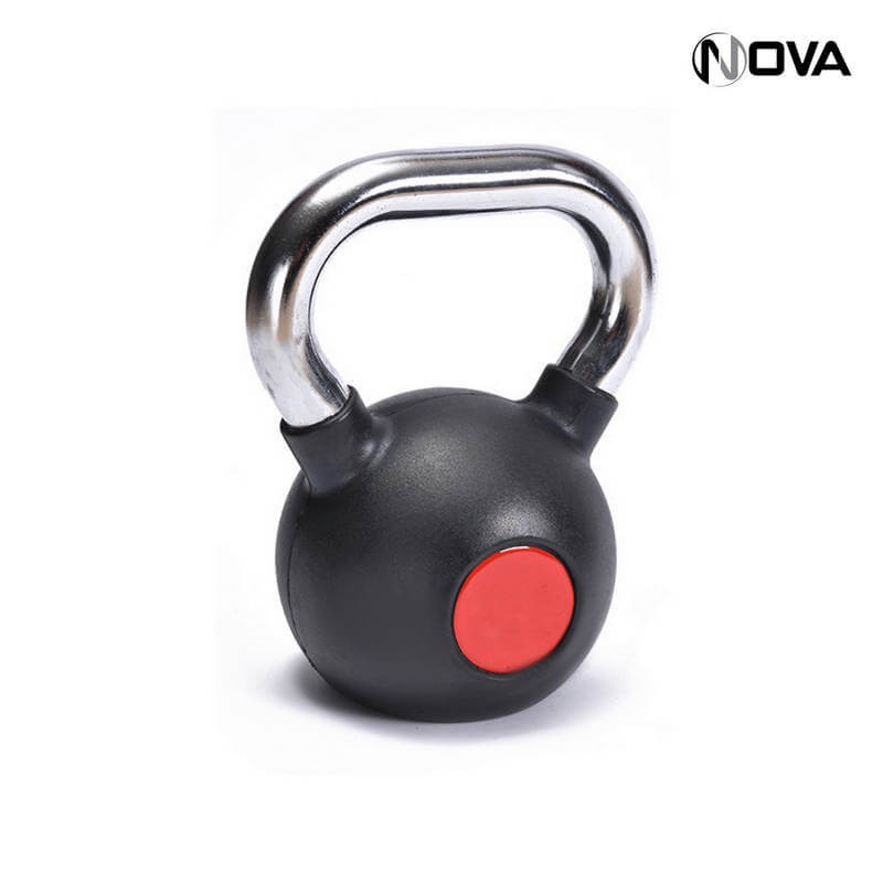 Kettlebell Donatif Revêtement Néoprène – Fonte Anti-dérapant, Poignée Large, Poids De 2 à 32 Kg, Pour Musculation à Domicile Ou En Salle
