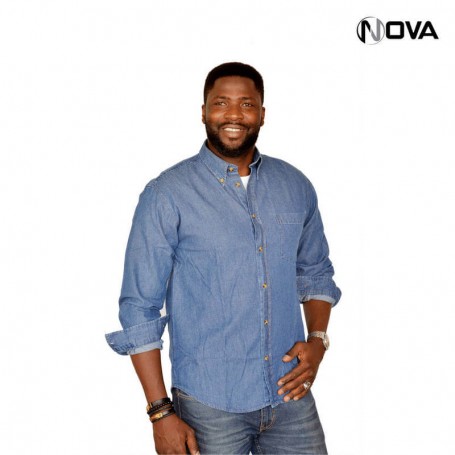 Chemise Jeans Hommes Manches Longues CHM726