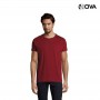 Tshirt Uni SOLS Imperial Coton Premium Col Rond Rouge TSH637