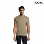Tshirt Uni SOLS Imperial Coton Premium Col Rond Kaki TSH641