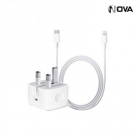 Apple Original Chargeur 18W iPhone 11 Pro Max Charge Rapide Cable 1M CBL13