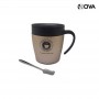 Tasse Mug Isotherme Acier Inoxydable Couvercle et Cuillere 330ML MUG4
