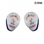 Paire de Pao Boxe Patte D Ours Sangle Reglable Coups De Poing SPT395