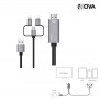 Onten HDMI Cable Pour USB-C Lightning Micro USB OTN7537a