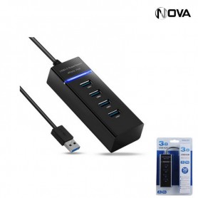 Hub USB 3.0 High Speed Ports 4 Ports USB Ordinateur Pc Tablette H12