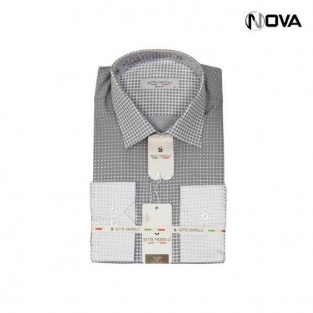 Chemise Motifs Homme Manches Longues CHM727
