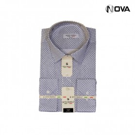 Chemise Motifs Homme Manches Longues CHM729