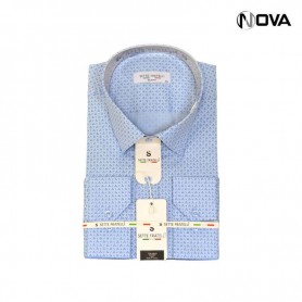 Chemise Motifs Homme Manches Longues CHM733