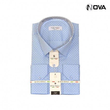 Chemise Motifs Homme Manches Longues CHM733
