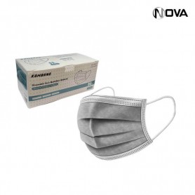 Boite de 50 Masques Chirurgicaux Certifiés 3 Plis Gris HGN144