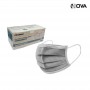 Boite de 50 Masques Chirurgicaux Certifiés 3 Plis Gris HGN144