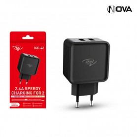 Chargeur 2USB Charge Rapide 2A Avec Cable Micro USB Itel ICE42