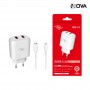 Itel Chargeur 2USB Charge Rapide Avec Cable Micro USB ICE41