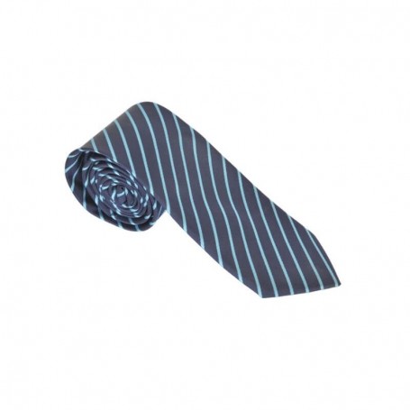 Cravate bleu avec rayures CVT310