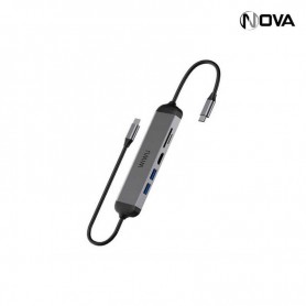 Adaptateur Wiwu Alpha 5 In 1 USB-C Hub A521H