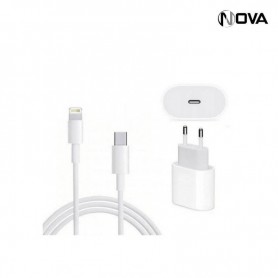 Chargeur Apple iPhone 12 Pro Max 20W USB-C Lightning Charge Rapide
