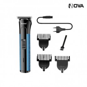 Tondeuse Rechargeable Cheveux et Barbes 3 Peignes Kemei KM724