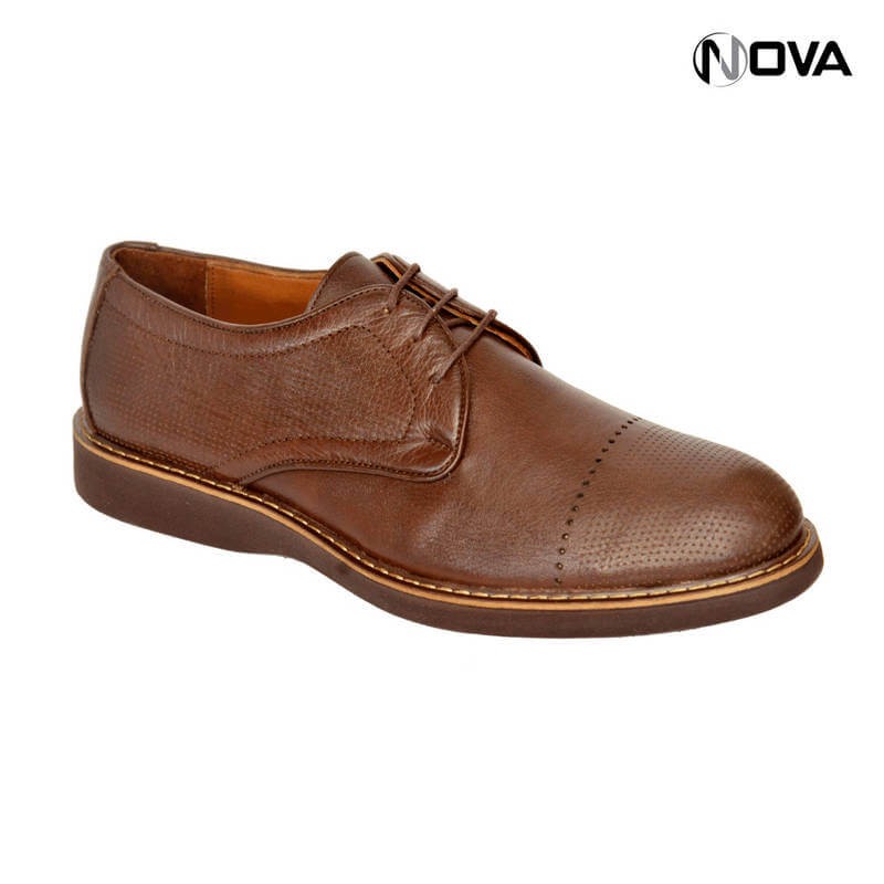 chaussure derby marron