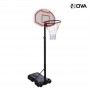 Panier Basket Pied avec Roues Hauteur Reglable 190CM a 250CM SPT441
