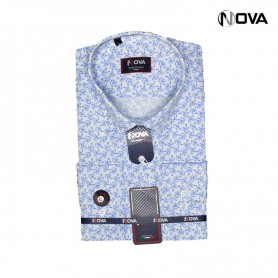 Chemise Homme Manches Longues Premium Avec Motifs CHM754