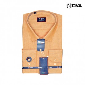 Chemise Homme Manches Longues Premium Uni Orange CHM761