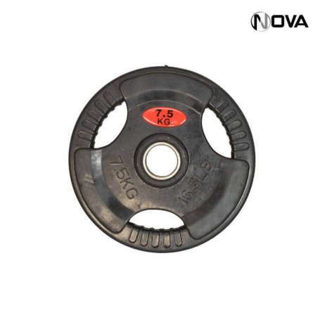 Disque en Fonte Pour Barre Olympique avec Tri Grip 7.5KG SPT482