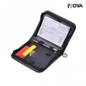 Pochette Arbitre Carton Rouge Jaune Sifflet Feuilles de Match SPT506