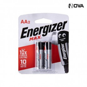 Pile Energizer MAX Alcaline Batteries AA x 2 PBK205