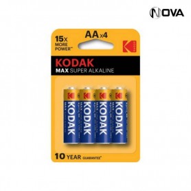 Pile KODAK Alcaline Batteries AA x 4 PBK208
