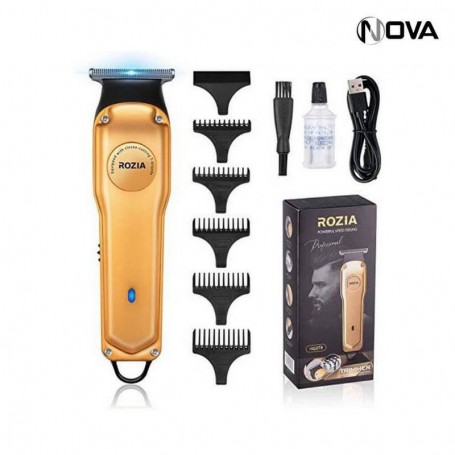 Tondeuse Professionnelle Cheveux Barbes 5 peignes Led Rozia HQ279