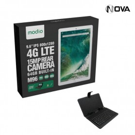 Tablette Android 9.6 Pouces Dual Sim 4G LTE 64GB RAM 4GB M96