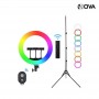 Ring light lumiere multicolore Trepied HQ18RGB