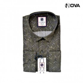 Chemise avec motifs Homme Manches Longues CHM794