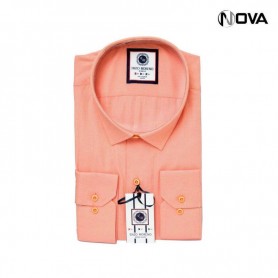 Chemise Homme Manches Longues Orange CHM795