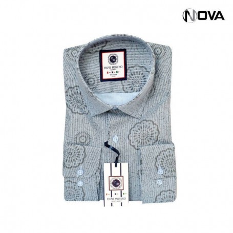 Chemise Homme Avec Motifs Manches Longues CHM798