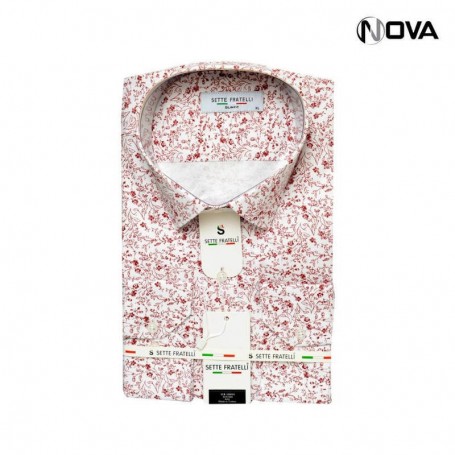 Chemise Homme Motifs Manches Longues CHM801