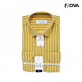 Chemise Homme Avec Rayures Manches Longues CHM802