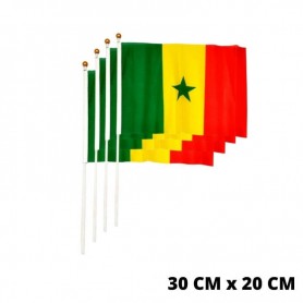 Lot de 10 Drapeaux Senegal 30 x 20 CM SN11