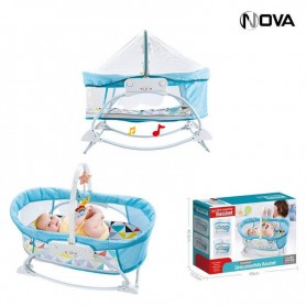 Berceau Lit Bebe Transportable avec Moustiquaire BBY25