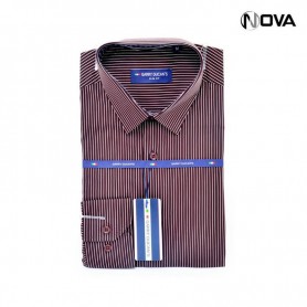 Chemise Homme Avec Rayures Manches Longues CHM813