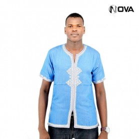 Chemise Africaine Homme Manches Courtes CHM831