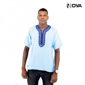 Chemise Africaine Homme Manches Courtes CHM833