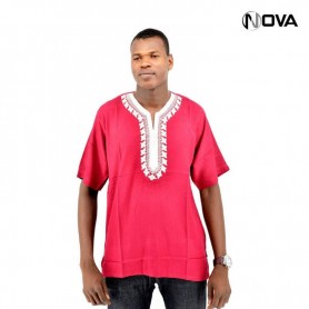 Chemise Africaine Homme Manches Courtes CHM837