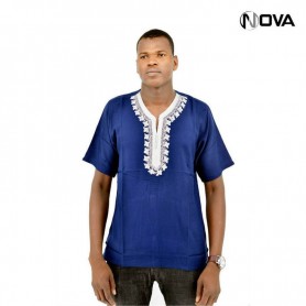 Chemise Africaine Homme Manches Courtes CHM838