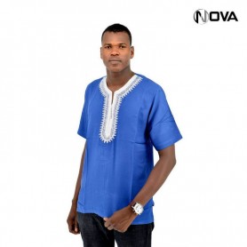 Chemise Africaine Homme Manches Courtes CHM839